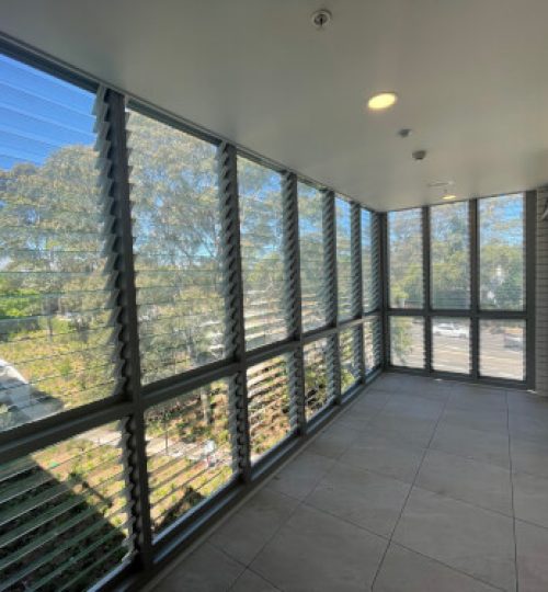 Completed Internal corner window