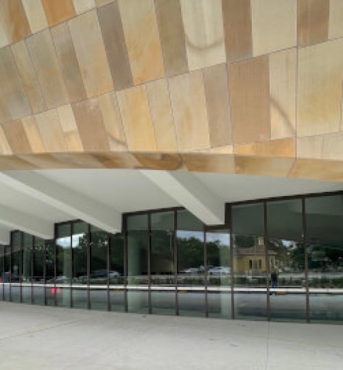 Main Segmented wall outside view..